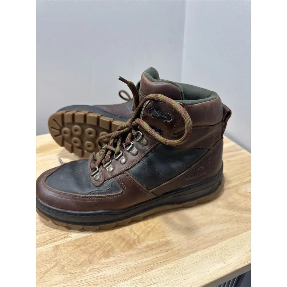 Colorado Hiking Boots Mens 9.5 Leather Lace Up Padded High Traction Comfort
